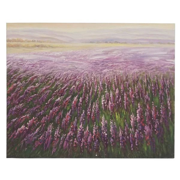 Mendler peinture à l'huile Blumenfeld peinture murale 100% peinte à la main XL 100x80cm 44752 se procurer à bas prix