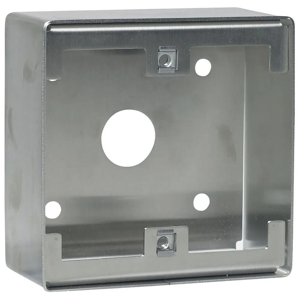 Boîtier applique inox pour câbles réseau