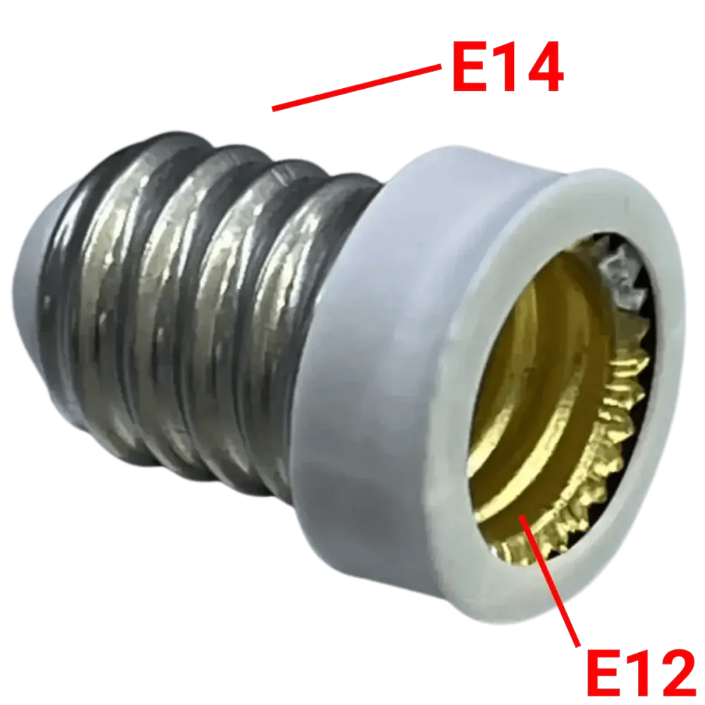 Douille d'adaptation E14 vers E12 Accessoires Energie
