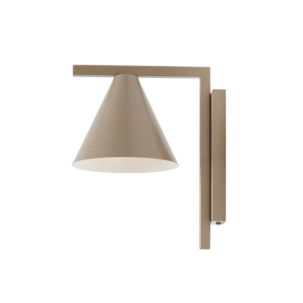 Applique murale Aldex Form 1L, culot E27 Beige