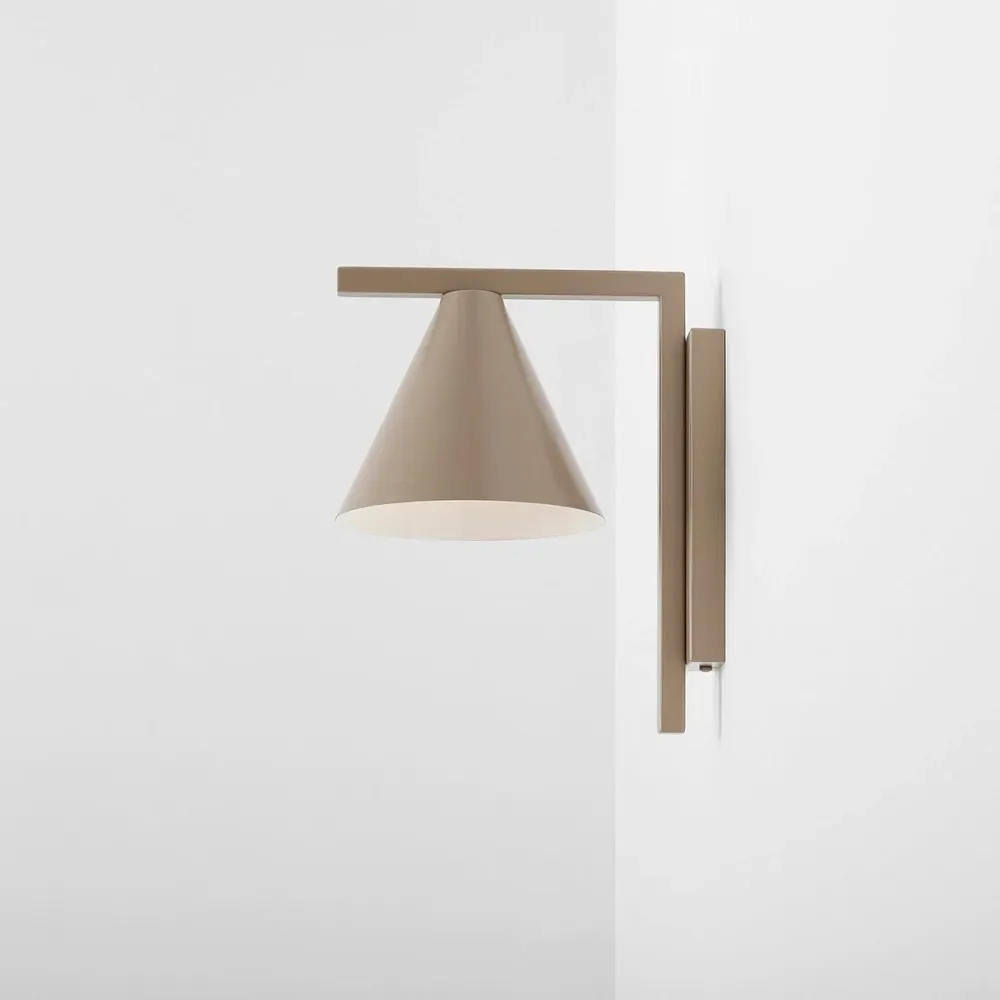 Applique murale Aldex Form 1L, culot E27 Beige