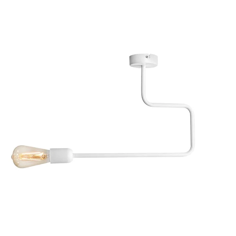 Plafonnier Aldex Eko 1L, blanc, E27