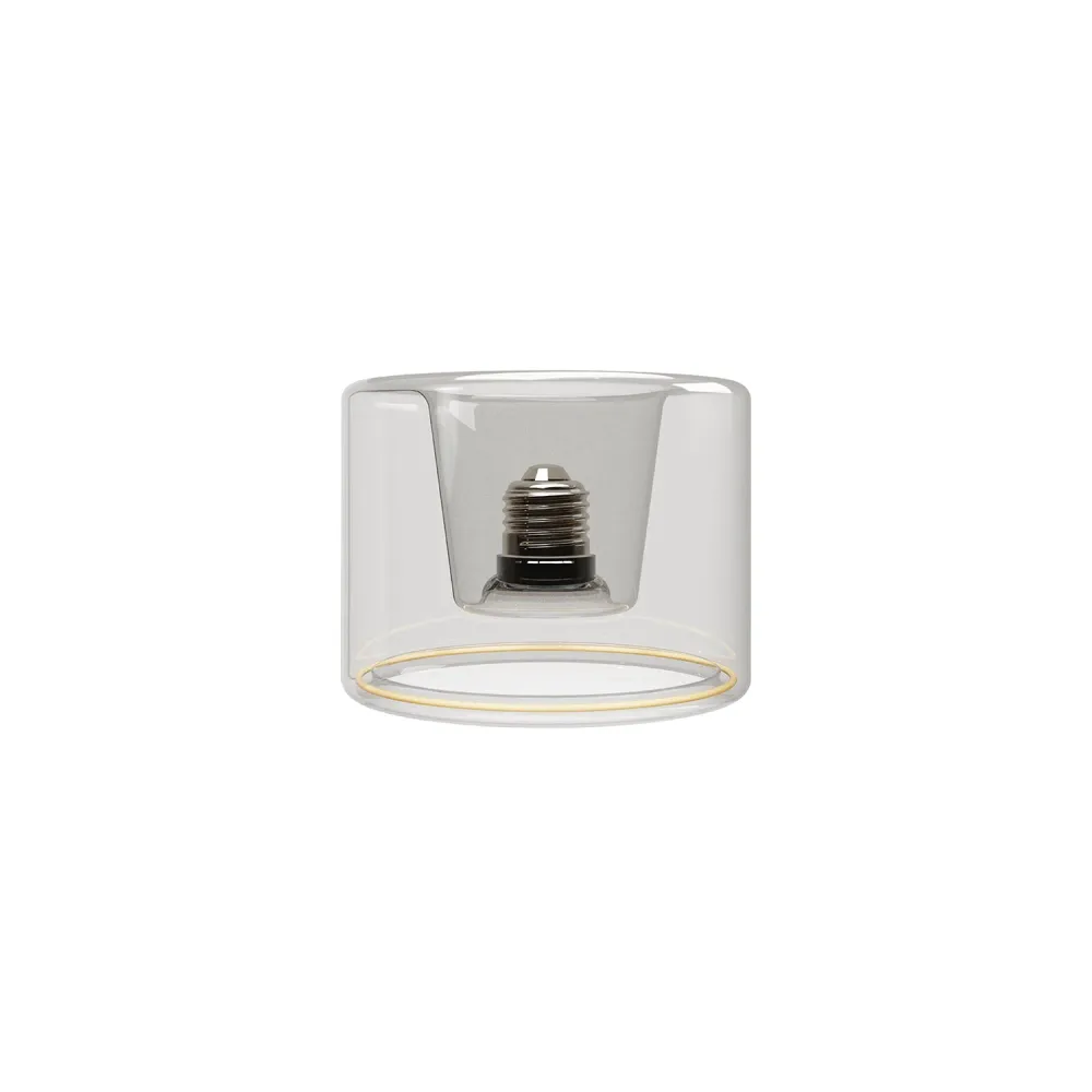 Ampoule LED Clear Light Bulb Ghost Line CRI 90 Mini beignet encastré 5,5W 450Lm E26 120V 2200K Dimmable - G03