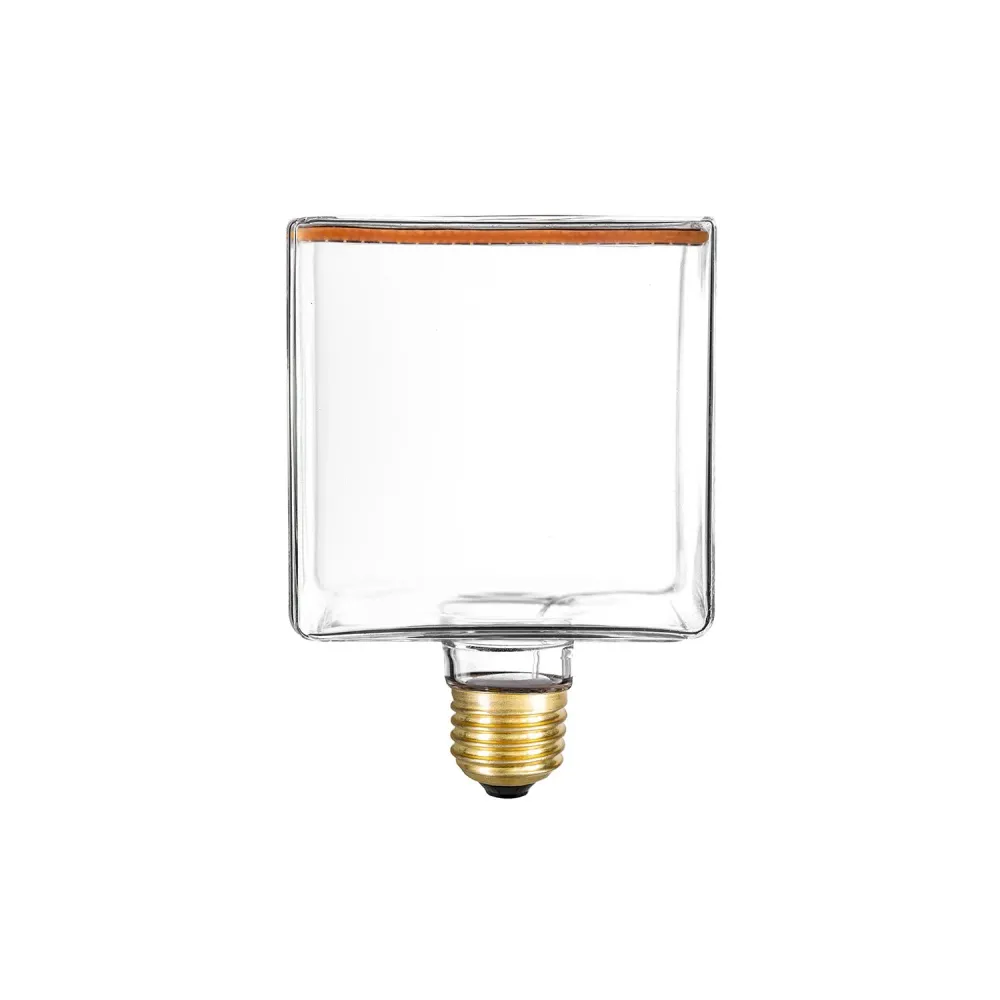 Ampoule LED Clear Light Bulb Ghost Line CRI 90 Cube 5,5W 440Lm E26 120V 2200K Dimmable - G04