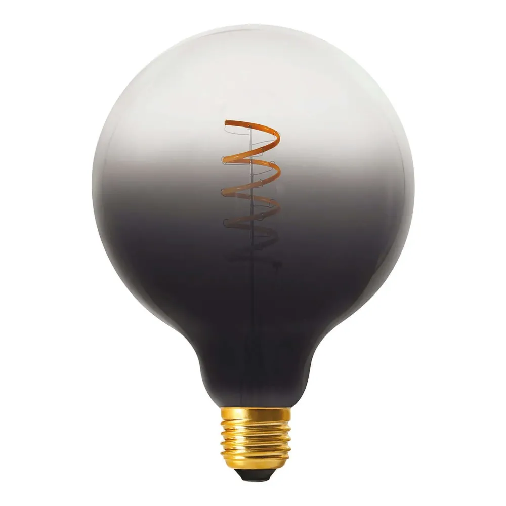 Ampoule LED Dark Shadow Globe G125 ligne Pastel 105Lm filament en spirale 4,5W E27 1800K Dimable