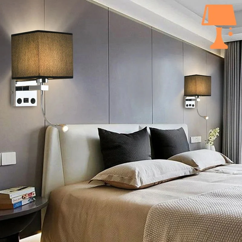 Applique Murale Avec Port USB