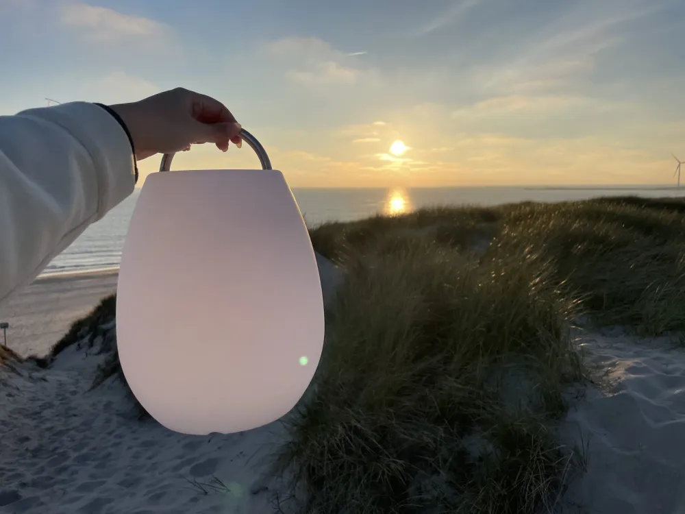 Athena LED Lampe 32 cm blanc