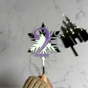 Cake Topper Flocon