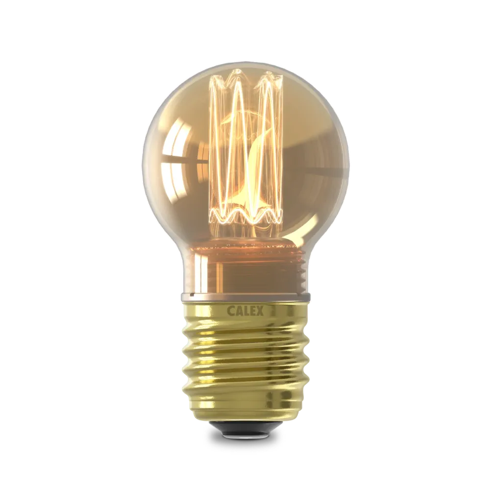 Calex Ampoule LED Crown - E27 - P45 - Or