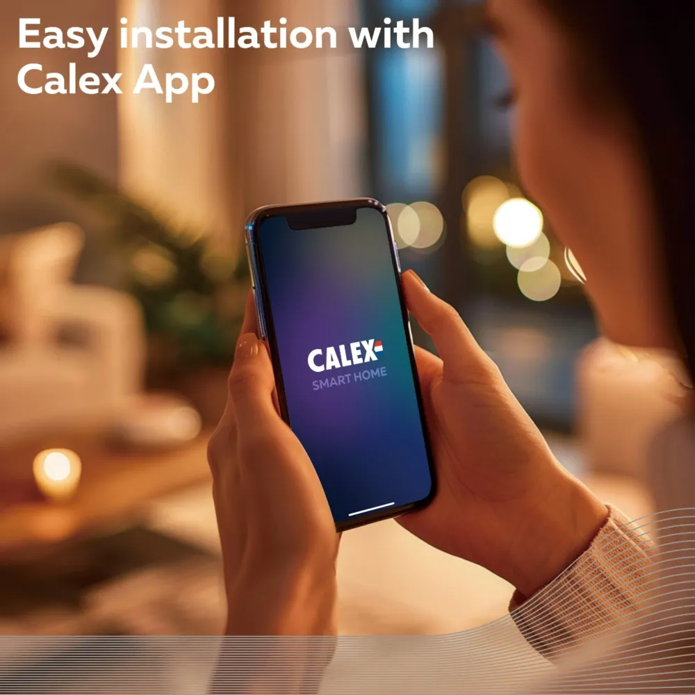 Calex Smart Ampoule LED Spiralée - E27 - A60 - CCT - Doré