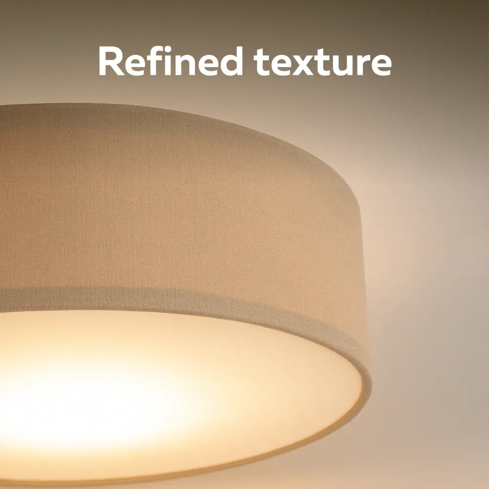 Plafonnier Calex – E27 – 40cm – Taupe