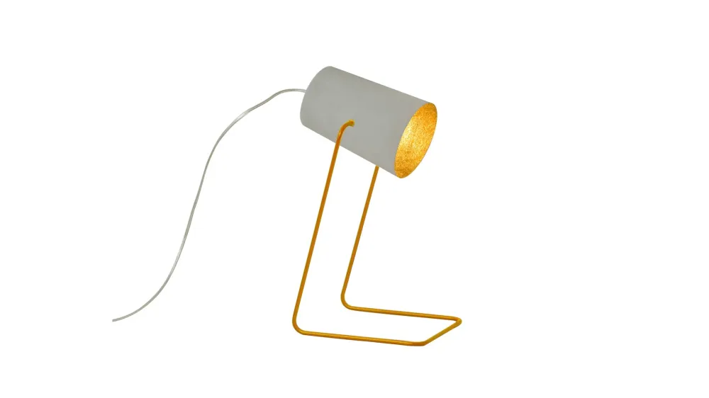 Set 2 Paint T Cemento Lampe de Table Classic Design Italia