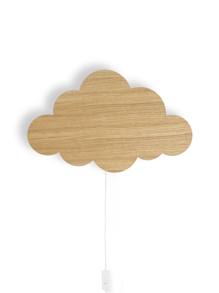 Cloud Lamp - Oiled Oak