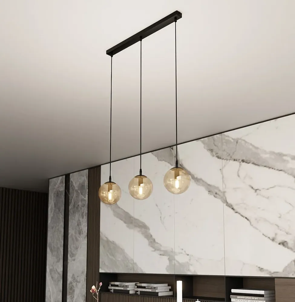 Suspension COSMO 3L, D14 noir, E14 Emibig