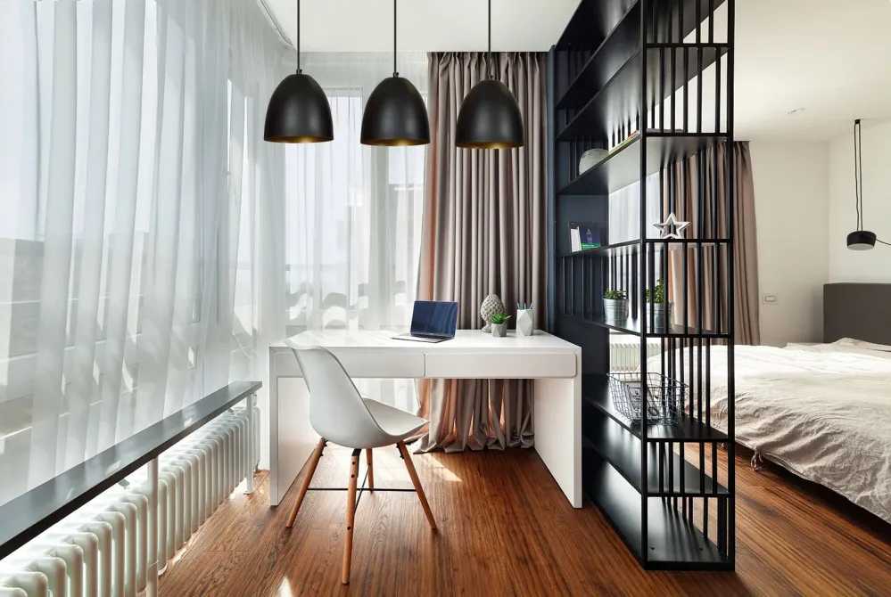 Suspension LENOX 3L, noire, E27 Emibig