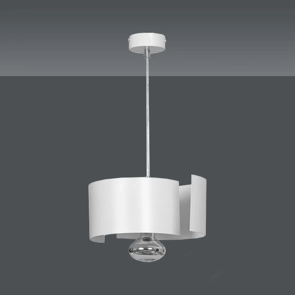 Suspension VIXON 1L, blanche, E27 Emibig