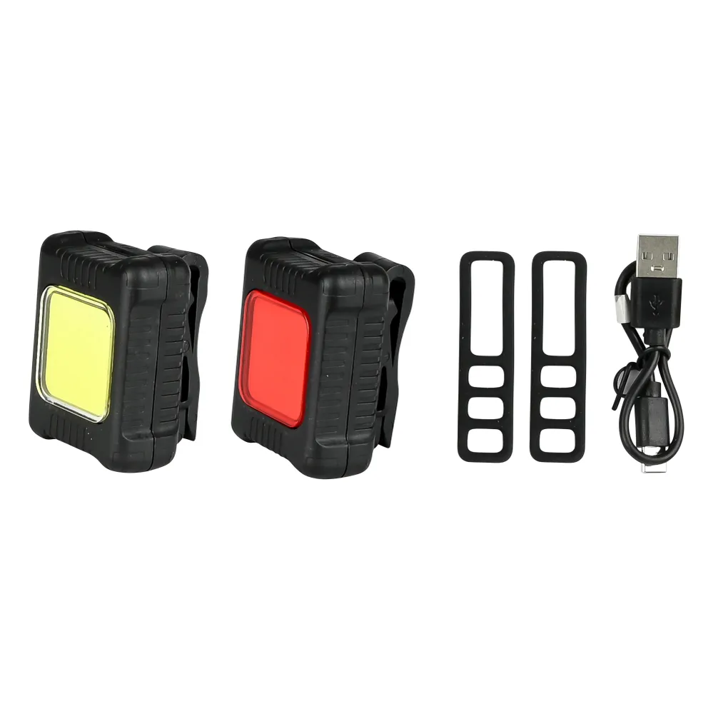 Ensemble de lampes de vélo rechargeables