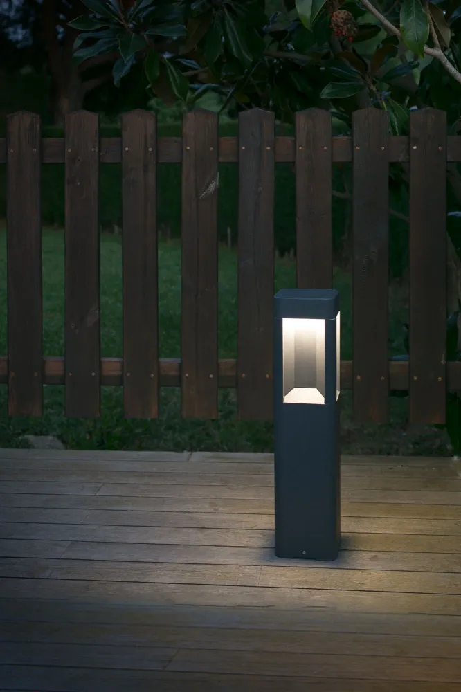 Naya Post Lighthouse Dark Gray Led 8W 3000K Faro