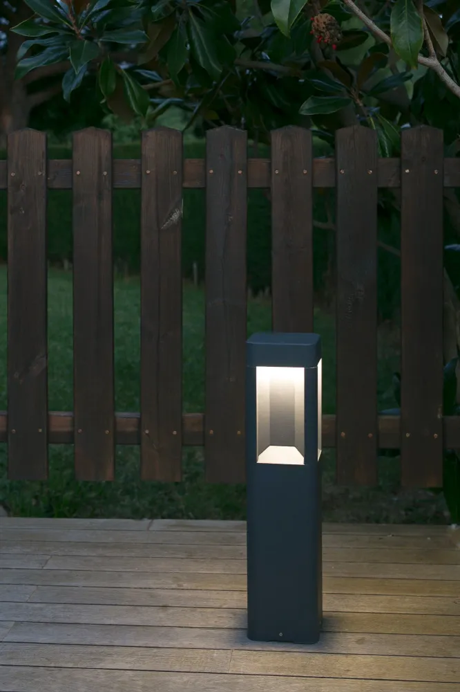 Naya Post Lighthouse Dark Gray Led 8W 3000K Faro
