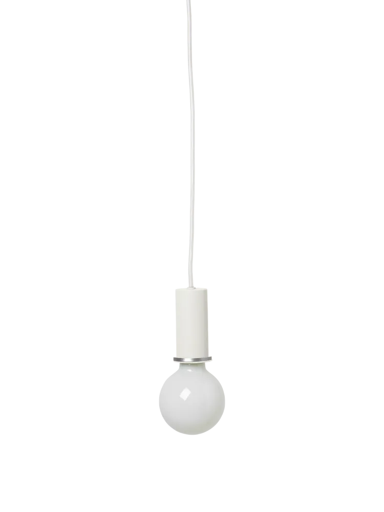 Socket Pendant Low - White Ferm Living - COM