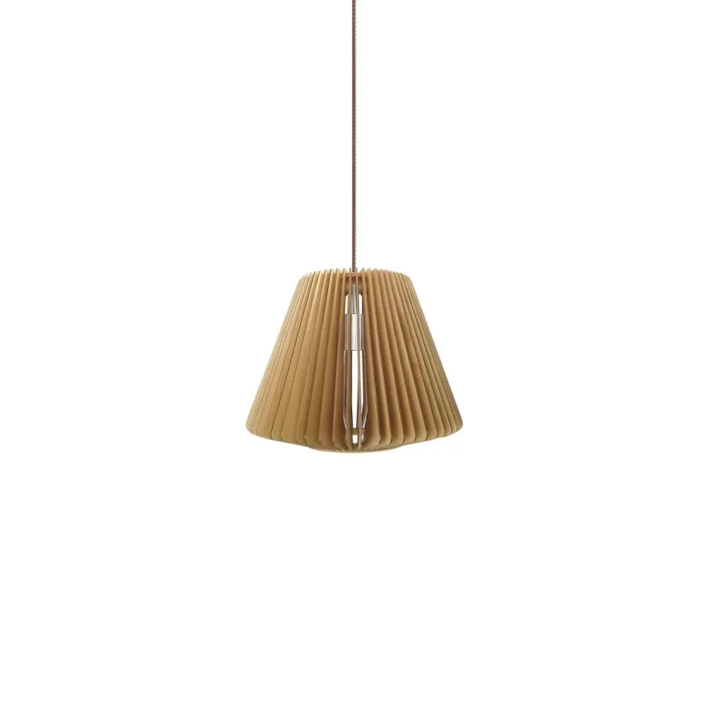 Suspension Ineslam BABACO en bois E27