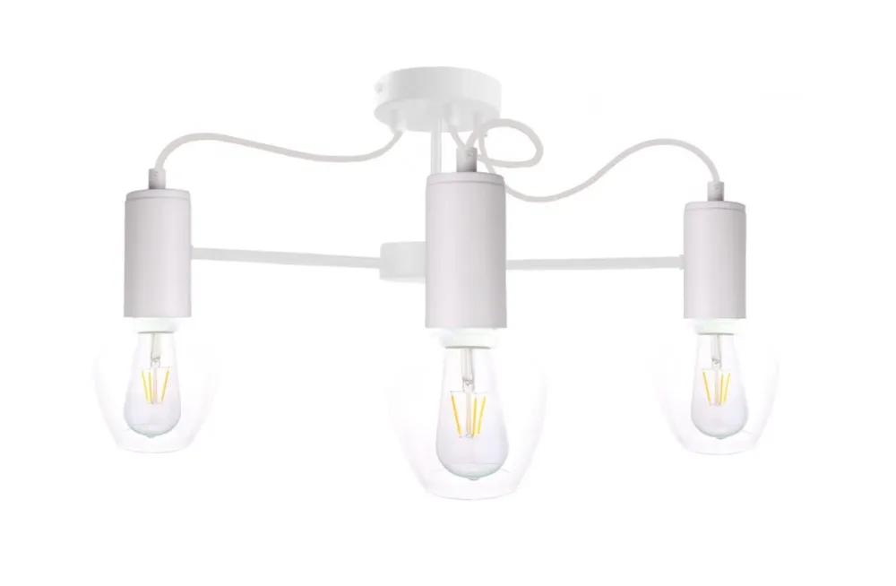 Keter Lighting Maya 3L plafonnier E27 H 39,0cm White