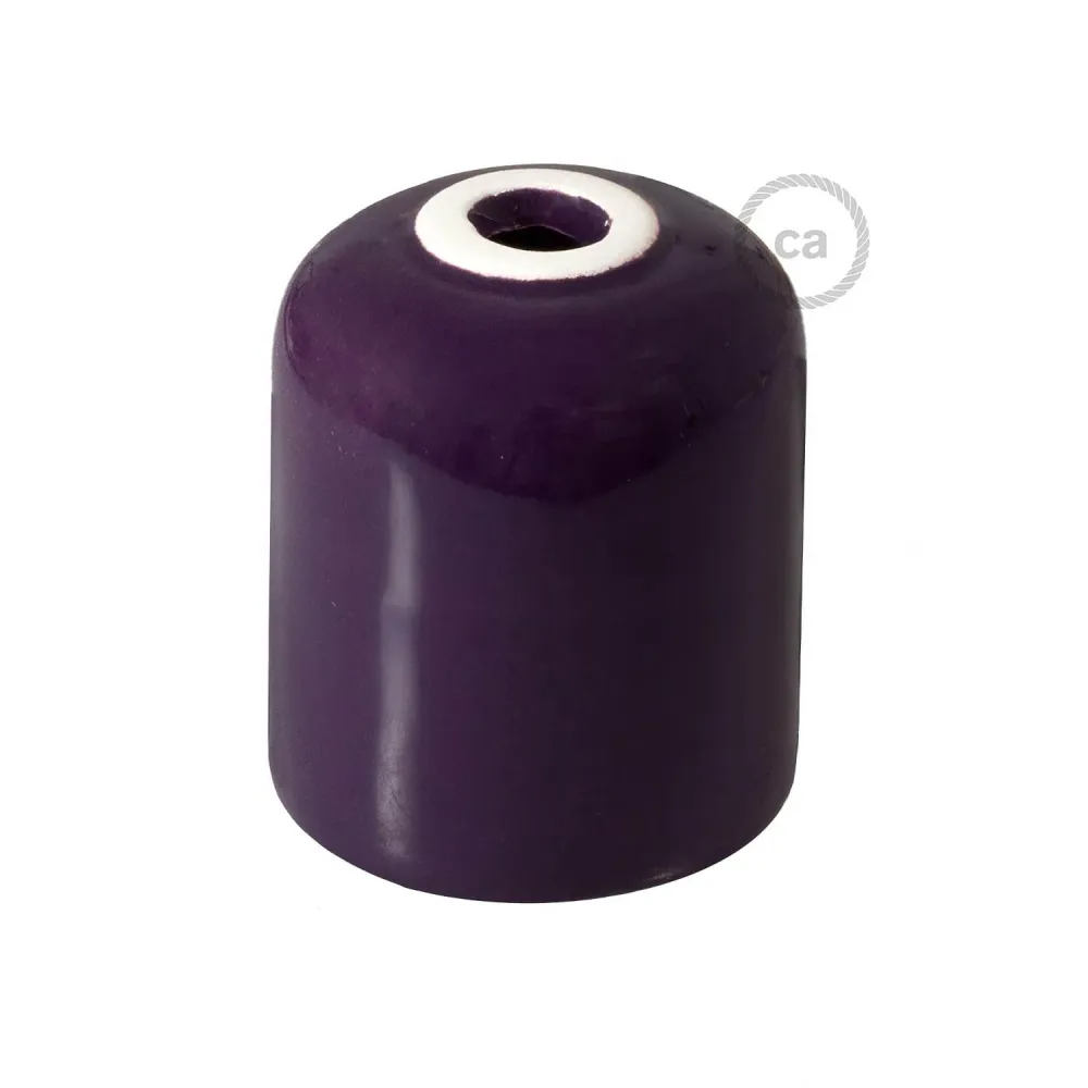 Kit douille E27 en céramique - Violet