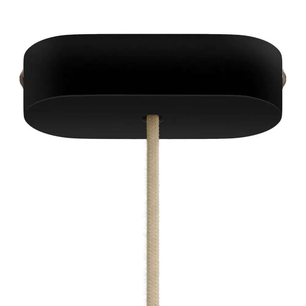 Kit pavillon en bois ovale - Noir