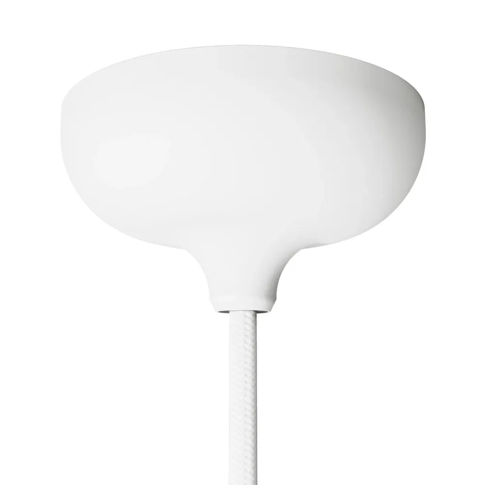 Kit pavillon en silicone avec trou central et prédisposition pour trou latéral - Blanc