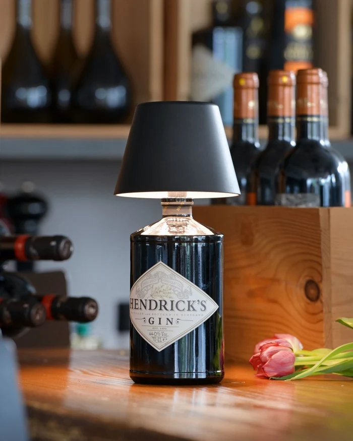 Lampe bouteille - Noir