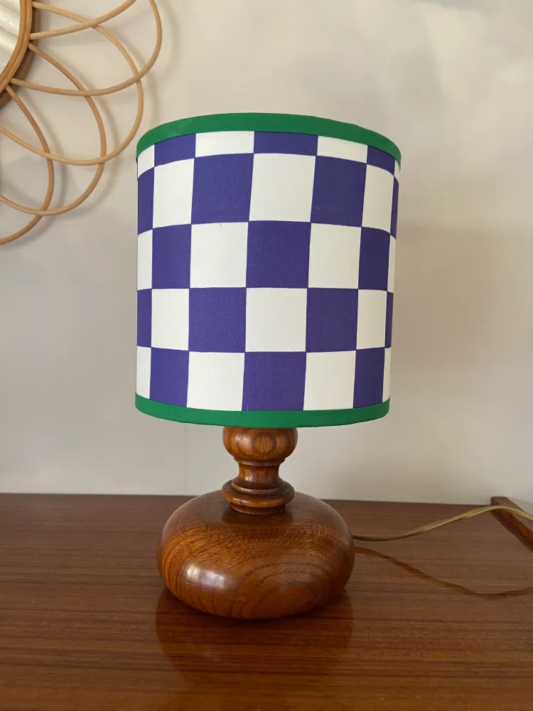 Lampe CHACH création DAMIER