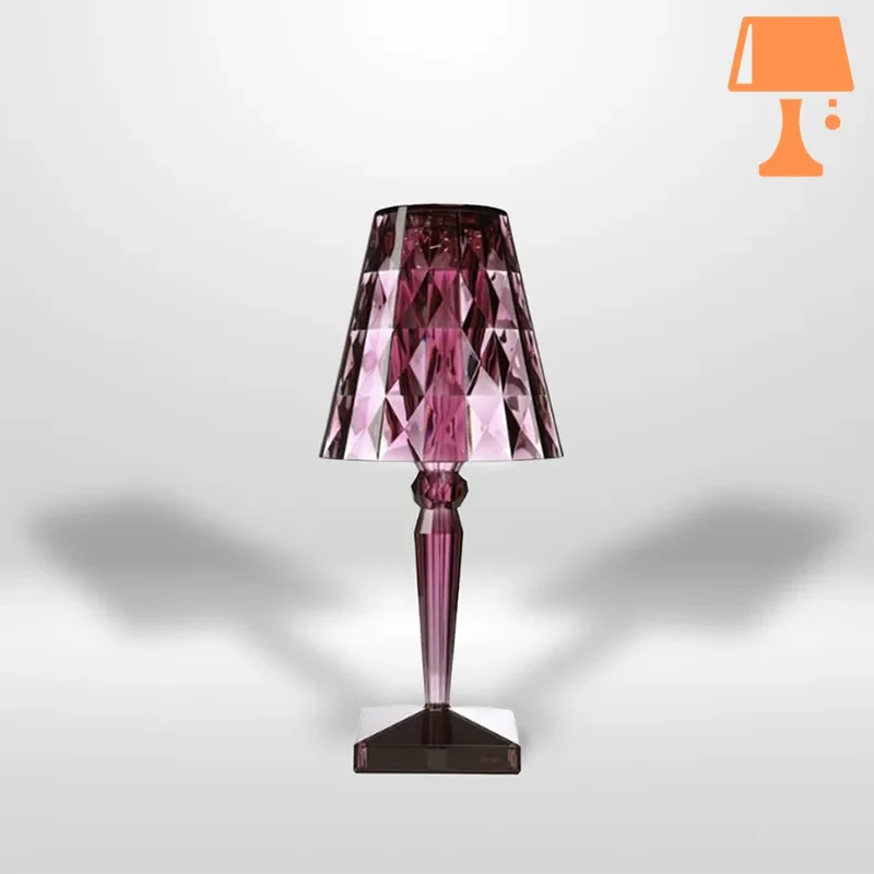 Lampe de Chevet Design Mauve