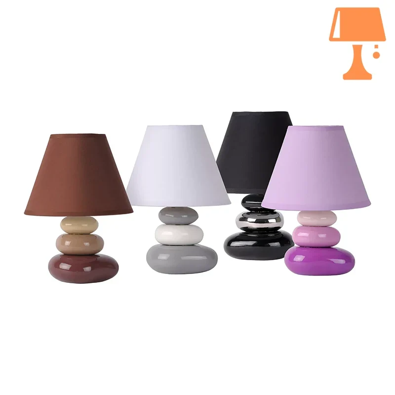 Lampe de Chevet Galet Rose