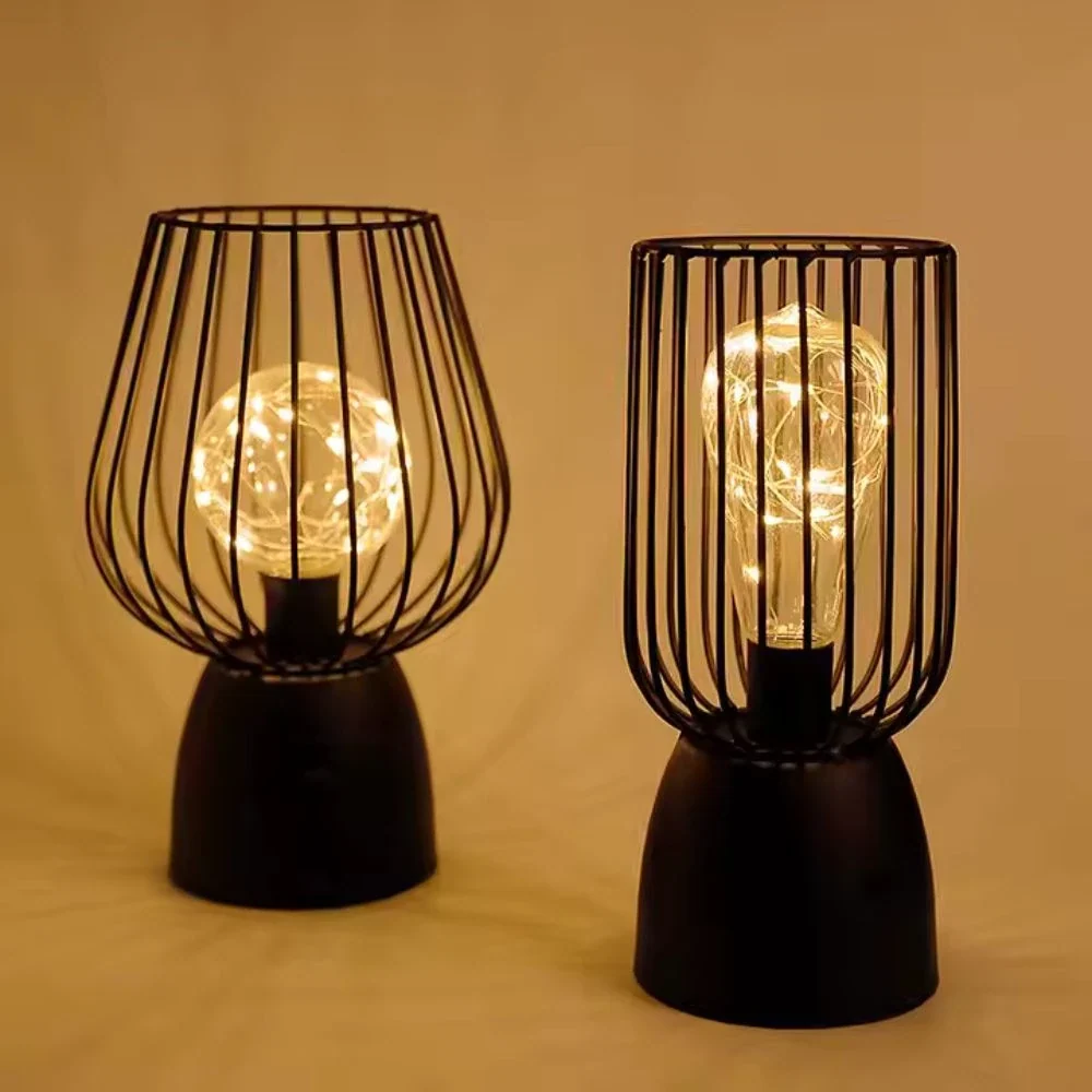 Lampe en fer éclatante Courbe