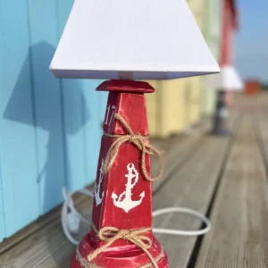 Lampe modèle Phare rouge