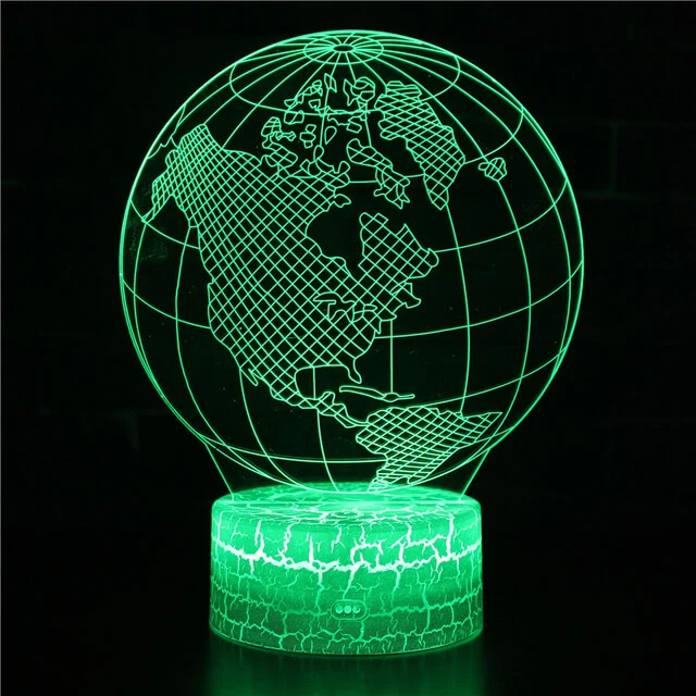 Lampe Monde Illusion 3D