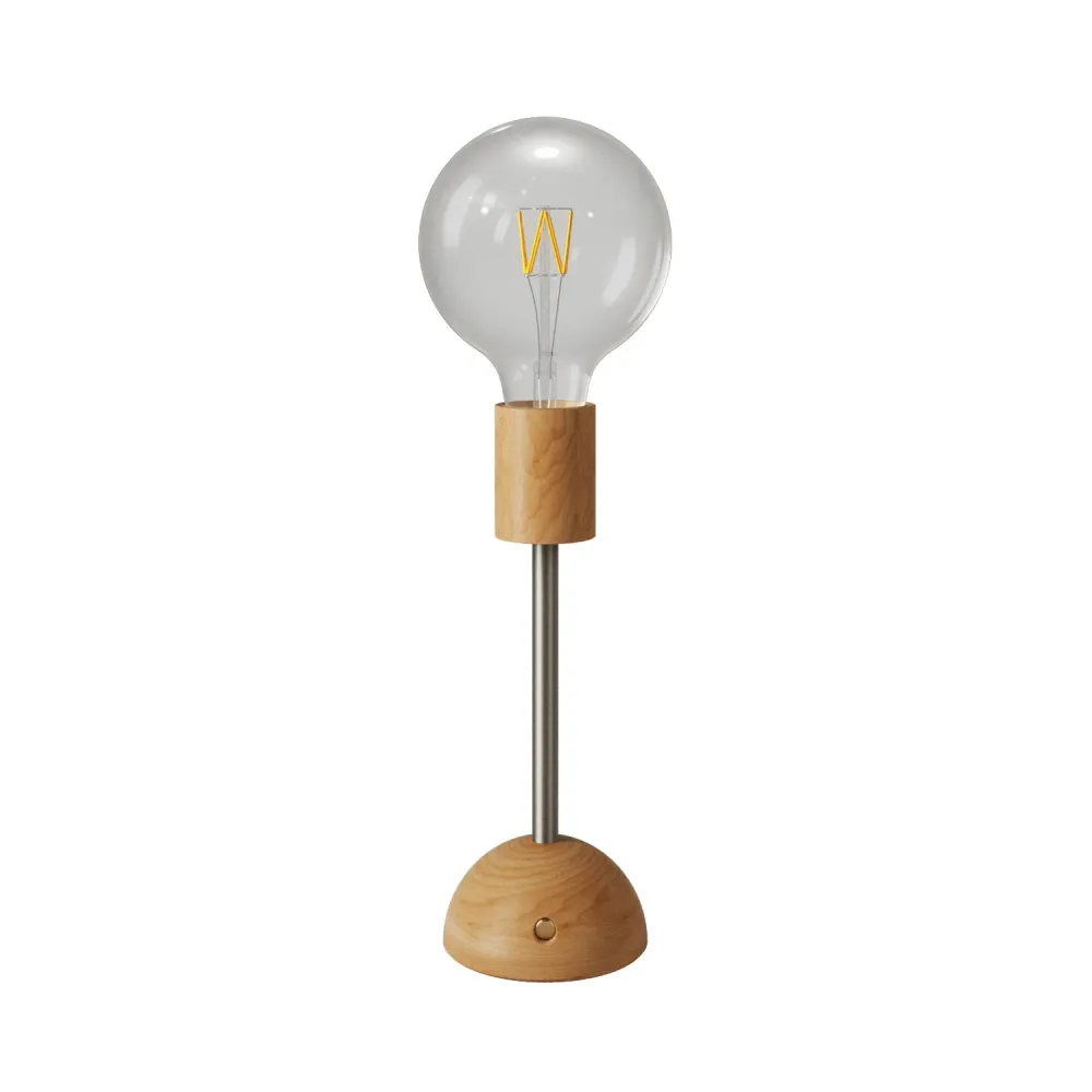 Lampe portable et rechargeable Cabless02 avec ampoule globe G125 - Neutre
