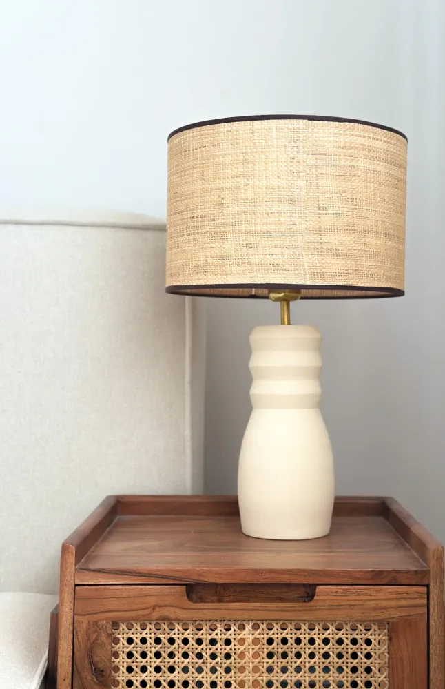 Lampe à poser en grès RUMI