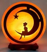 Lampe de Sel : L'enfant et la Lune