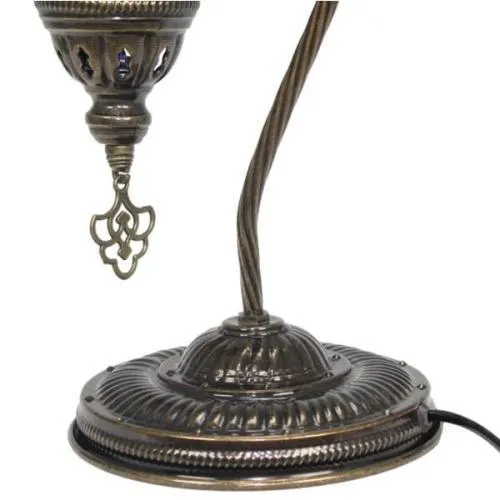 Lampe de table courbée turque N3 Asrak 45cm