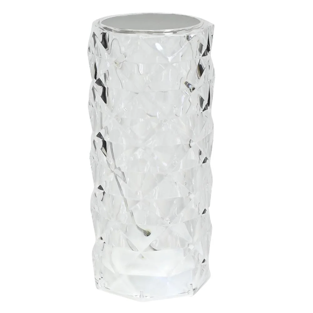 Lampe de table LED cristal rechargeable