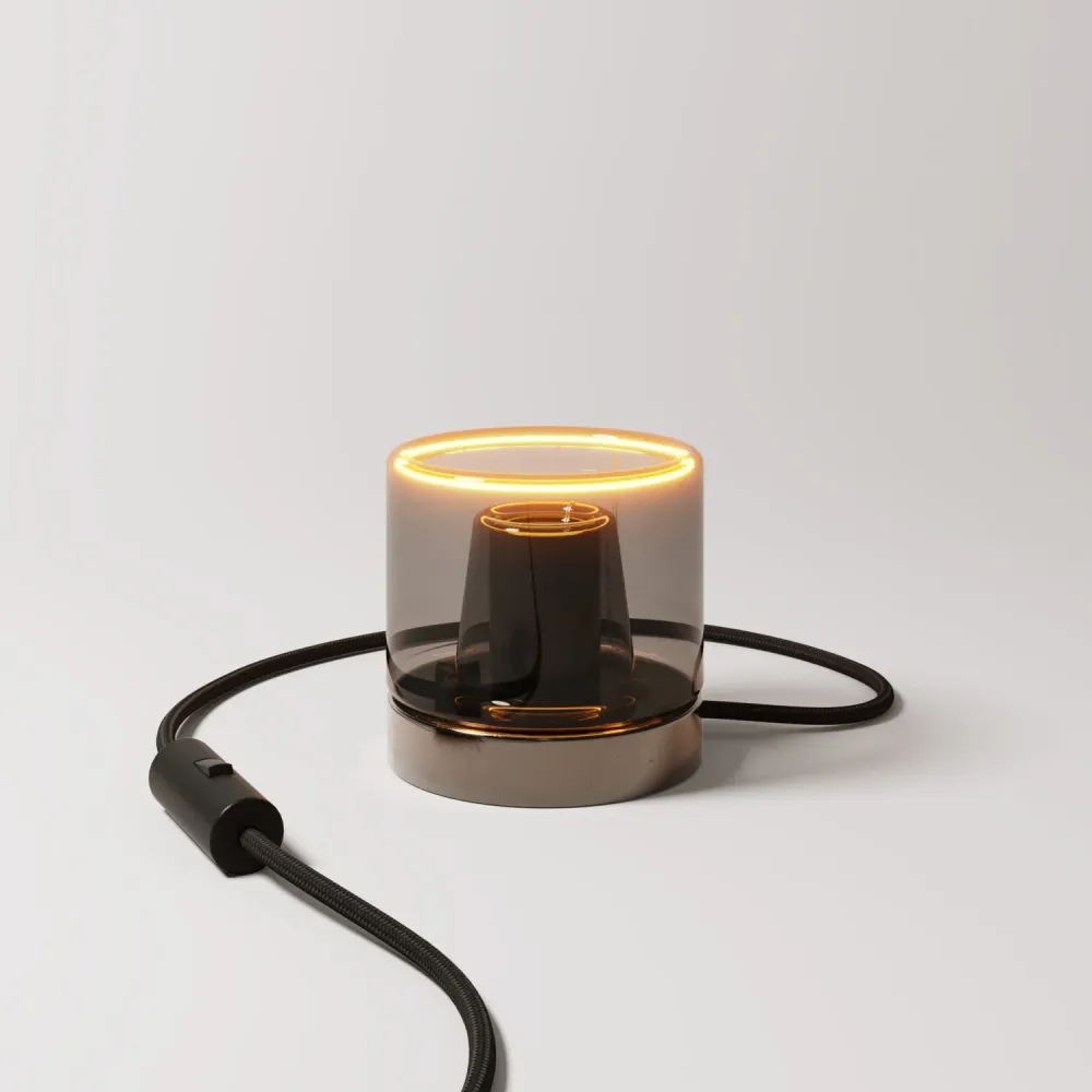 Lampe de table Posaluce Ghost - Noir perle