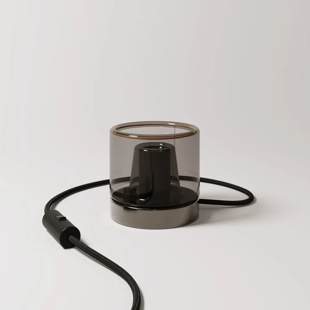 Lampe de table Posaluce Ghost - Noir perle