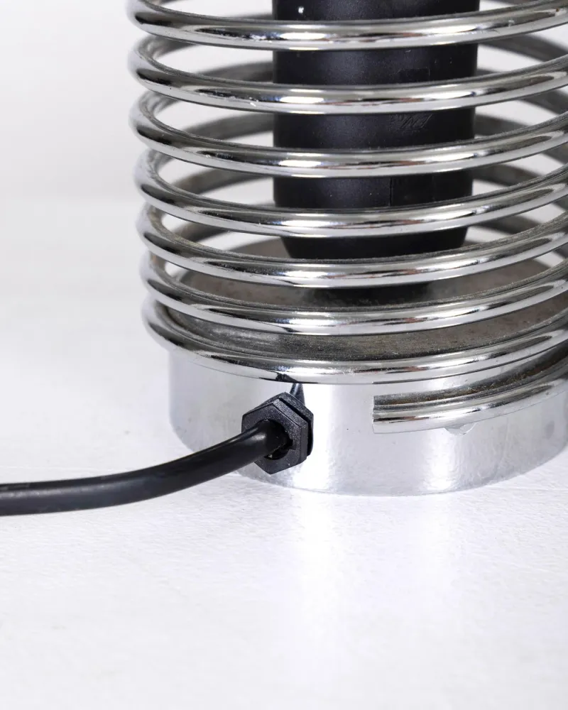 LAMPE DE TABLE RESSORT EN MÉTAL, 1970s