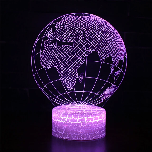 Lampe Terre Illusion 3D