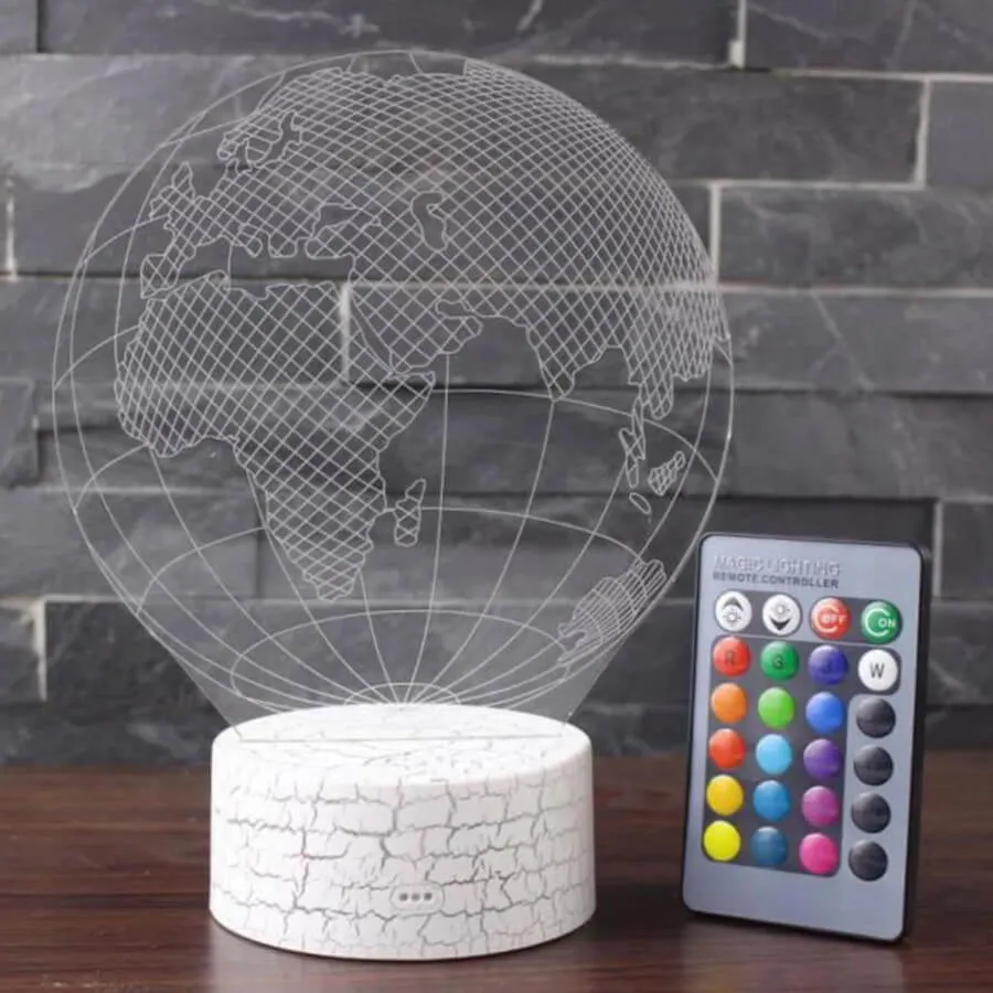 Lampe Terre Illusion 3D
