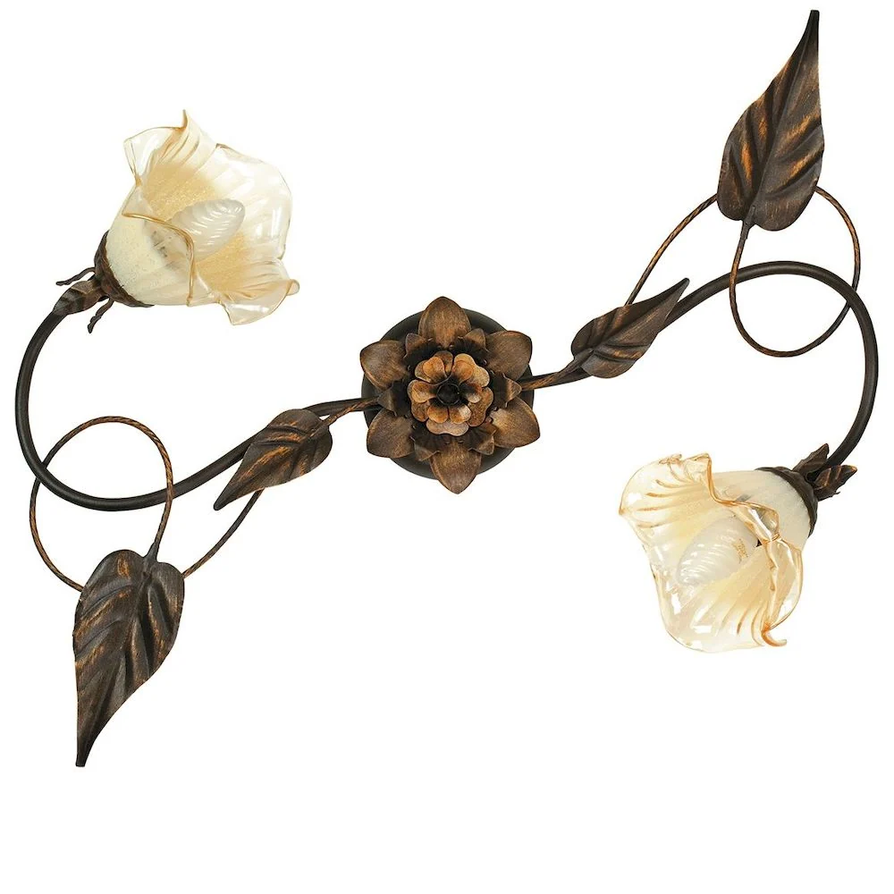 Flush mount ceiling lamp Luce Ambiente e Design AUTUNNO metal E14