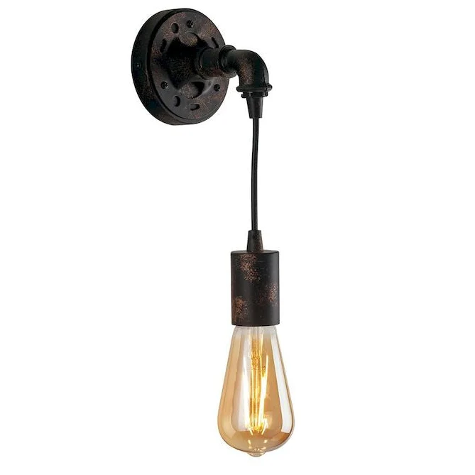Wall sconce lamp Luce Ambiente e Design AMARCORD Metal E27 Copper
