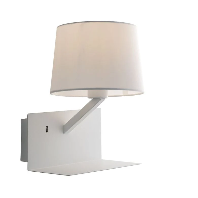 Wall sconce lamp Luce Ambiente e Design CIAK Metal E27 White