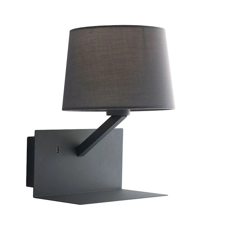Wall sconce lamp Luce Ambiente e Design CIAK Metal E27 White